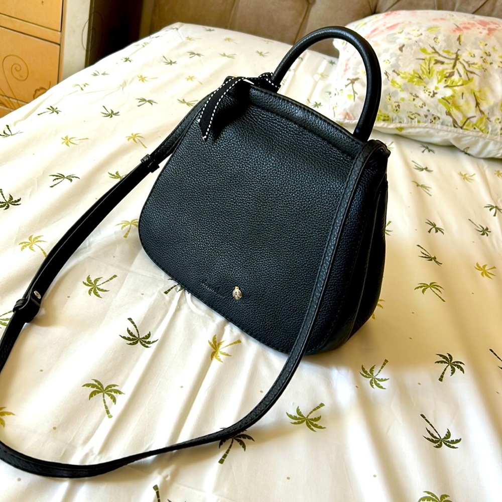 COPY - Steven Alan black leather handbag